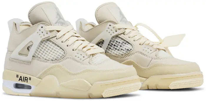 Off-White x Wmns Air Jordan 4 Retro SP 'Sail'