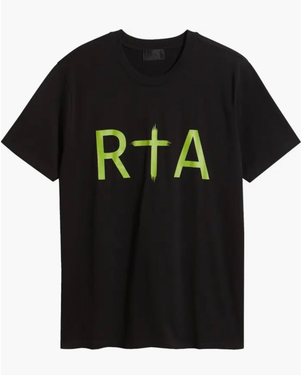 RTA: LIAM REG FIT S/S TEE | BLACK/GREEN