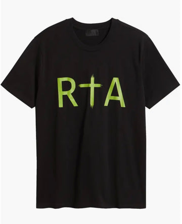 RTA: LIAM REG FIT S/S TEE | BLACK/GREEN