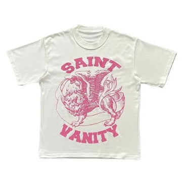 Saint Vanity: Pink Griffin Tee