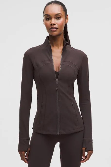 LULULEMON: FULL ZIP LEGGINGS SET ESPRESSO