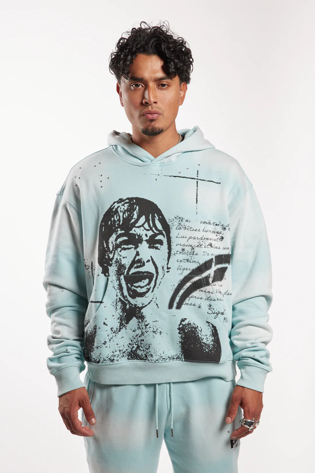 RVS LAB:SEA WASHED "LOTUS" HOODIE