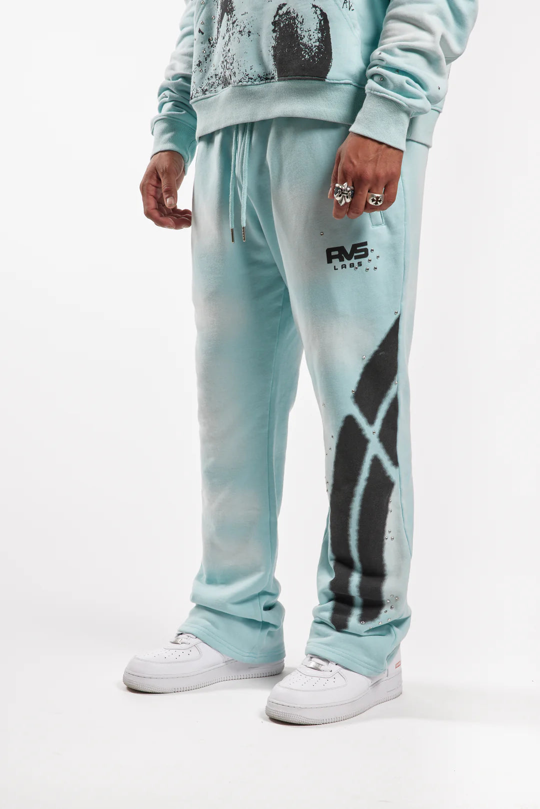 RVS:SEA WASHED "LOTUS" SWEATPANTS