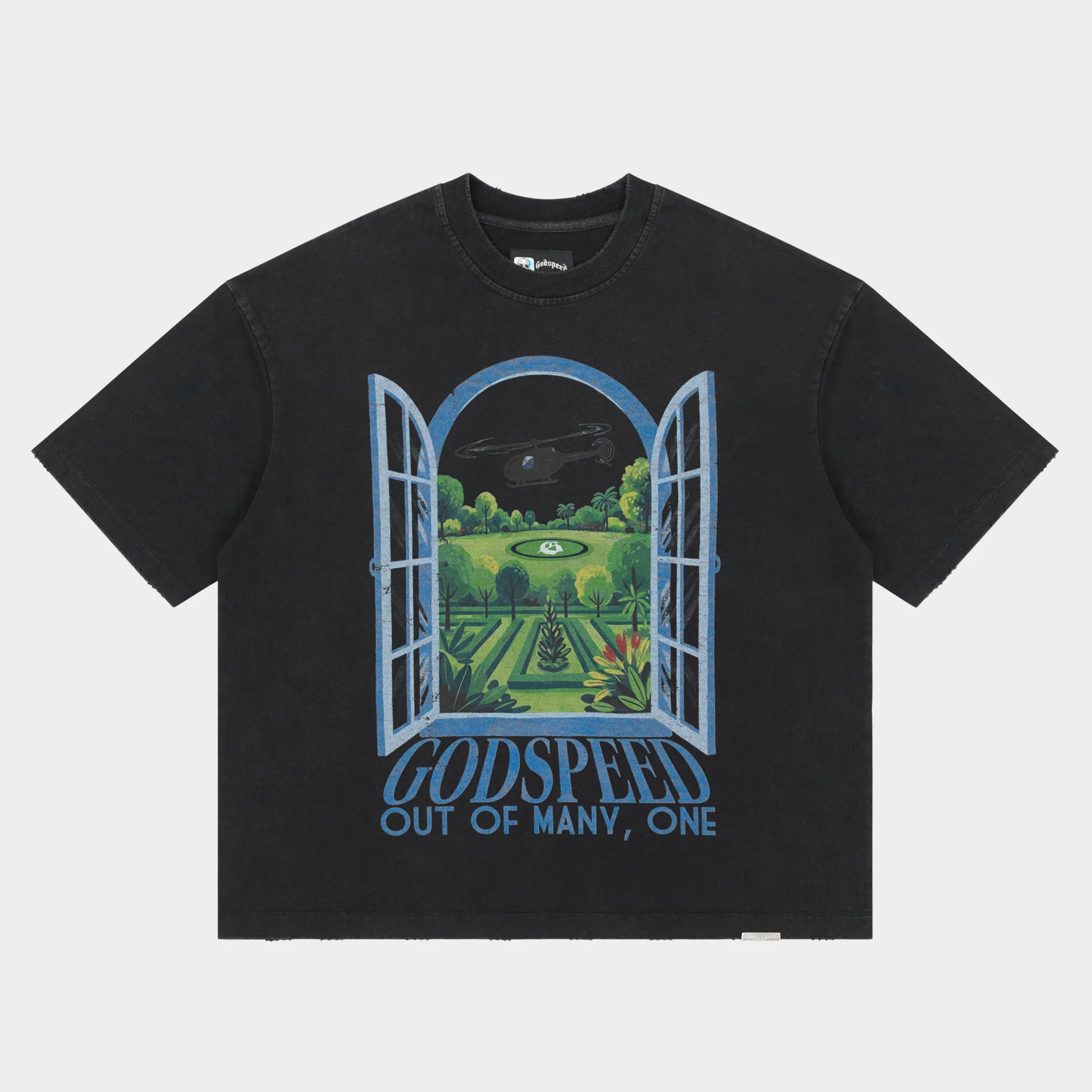 GODSPEED: Helipad Dreams T-Shirt (Black)