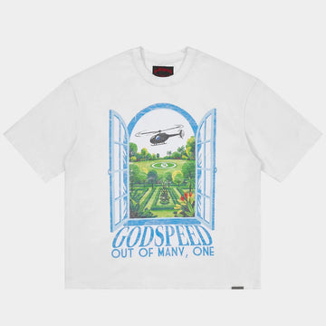 GODSPEED: Helipad Dreams T-Shirt (white)