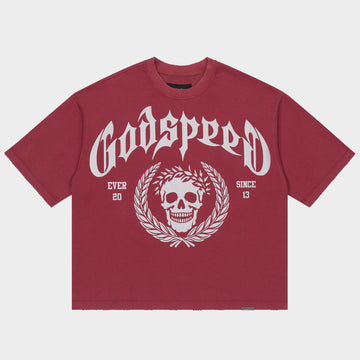 GODSPEED: Victoria Crest T-Shirt (Red)