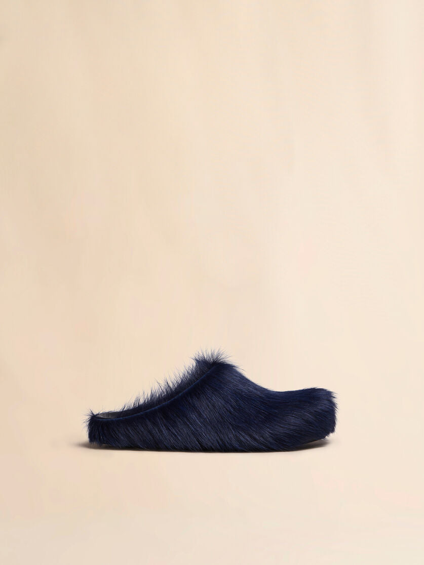 MARNI: Blue Fussbett Sabot Mules