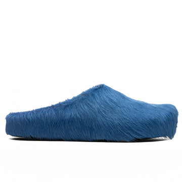MARNI: Iris Blue Fussbett Sabot Mules