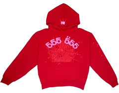 Sp5der: red/pink jogger set