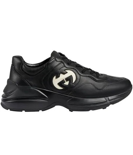 GUCCI : BLACK SNEAKERS