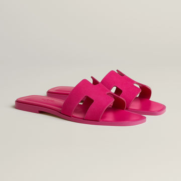 Hermes Rose Sakura Oran Sandals