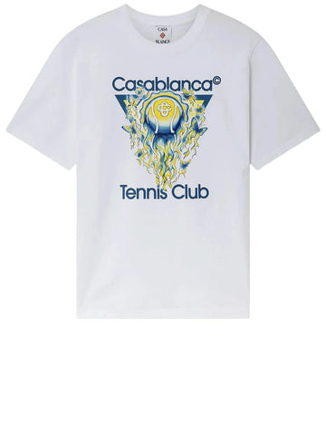 CASABLANCA: T-SHIRT WHITE