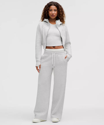 LULULEMON : GREY SCUBA FULL ZIP SET