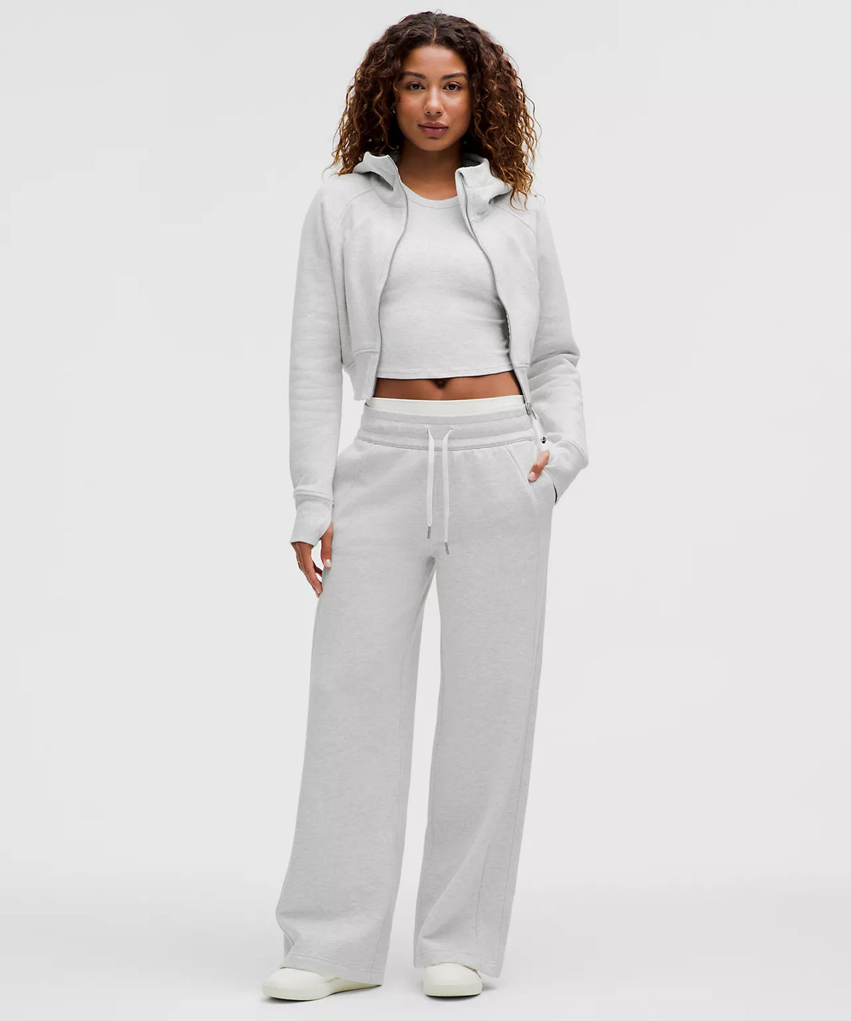 GREY LULU SCUBA FULL ZIP SET