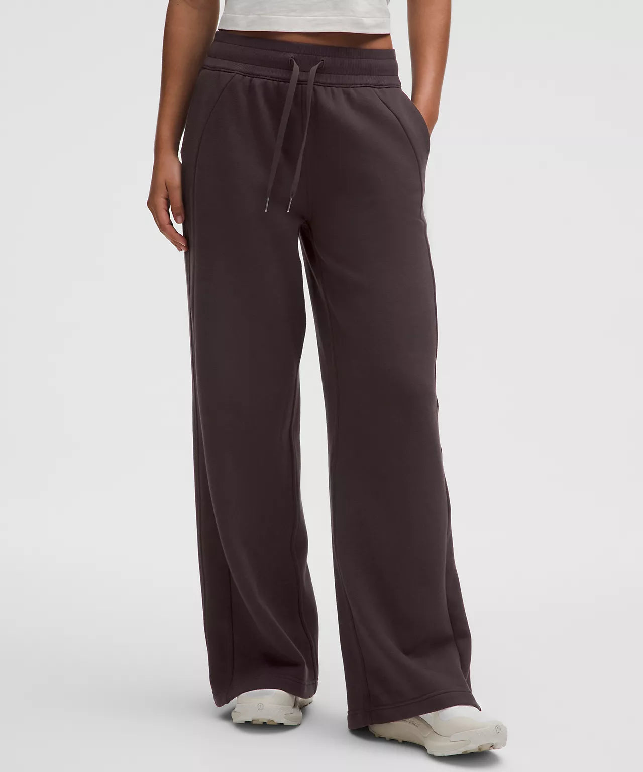 BROWN LULU SCUBA FULL ZIP SET