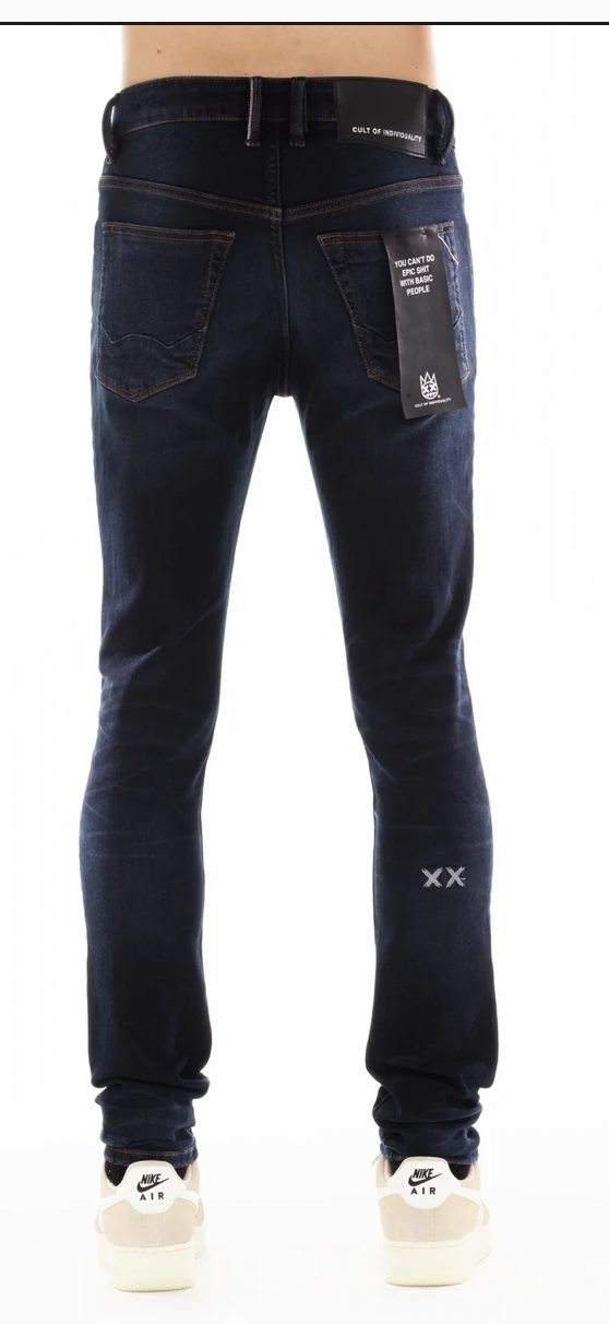CULT OF INDIVIDUALITY: PUNK SUPER SKINNY JEANS NOIR