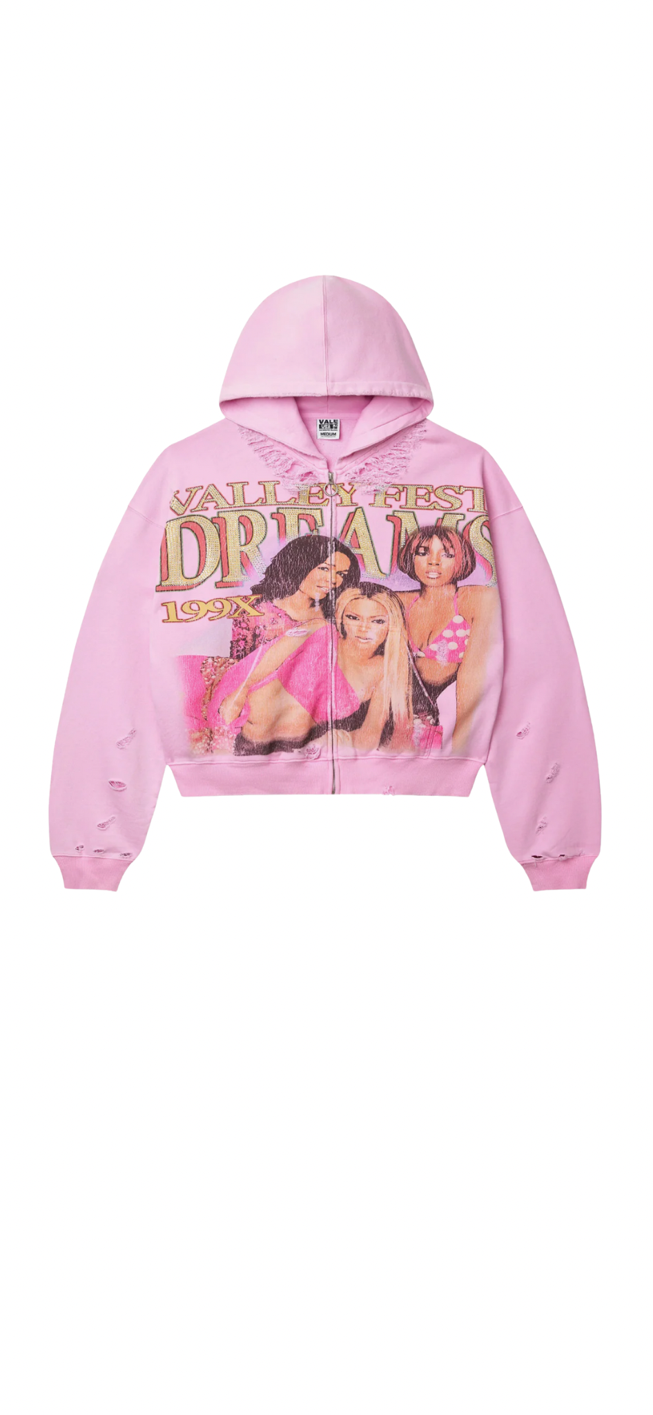 VALLEY FOREVER : PINK ZIP UP