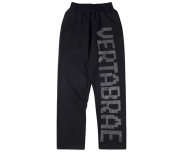 VERTABRAE : BLACK/SILVER JOGGERS