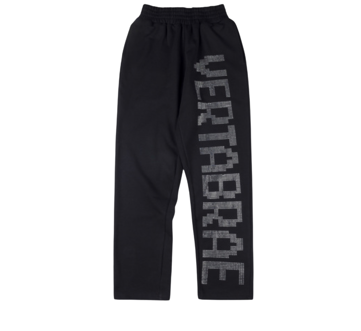 BLACK/SILVER VERTABRAE JOGGERS