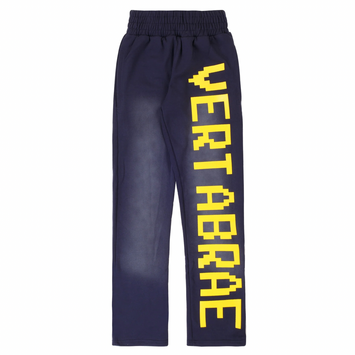 NAVY BLUE/YELLOW VERTABRAE JOGGERS