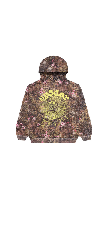 SP5DER : CAMOUFLAGE HOODIE