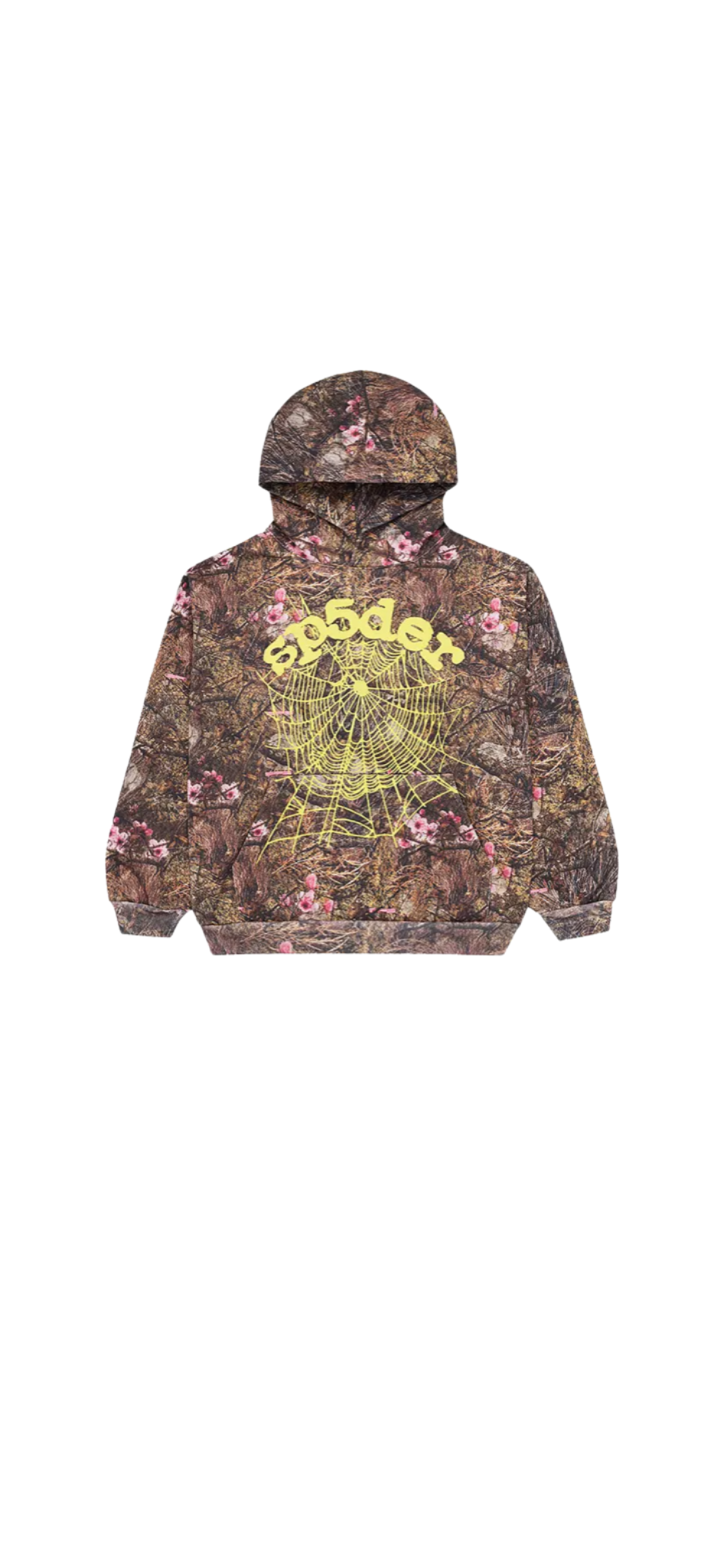SP5DER : CAMOUFLAGE HOODIE