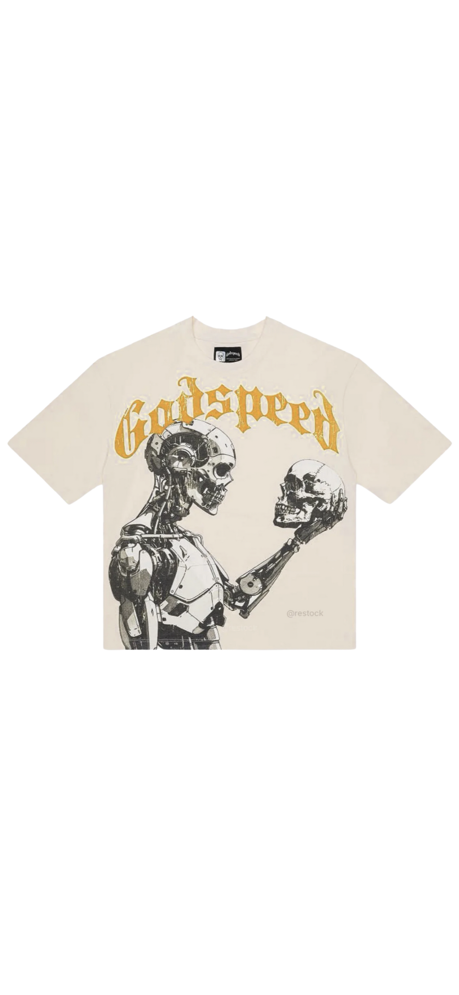 GOD SPEED : TEE BONE/YELLOW T-SHIRT