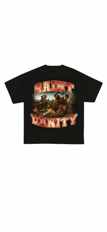 SAINT VANITY : BHM BLACK T-SHIRT