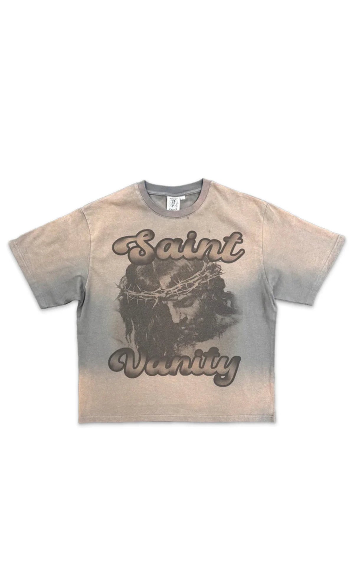 Saint Vanity Grey Jesus T-shirt