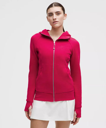 LULULEMON : RED SCUBA FULL ZIP SET