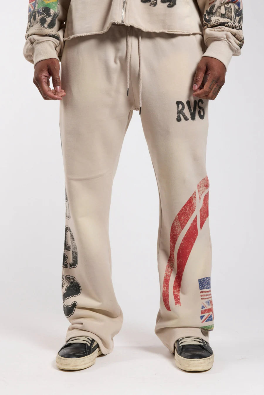 RVS ASTRAL : SUN WASHED ARTICLE SWEAT PANTS