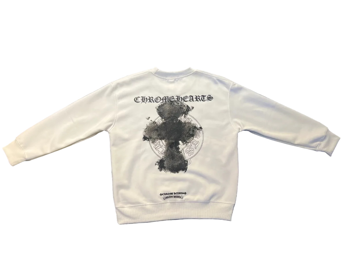 CHROME HEARTS: WHITE JUMPERS SWEATSHIRT