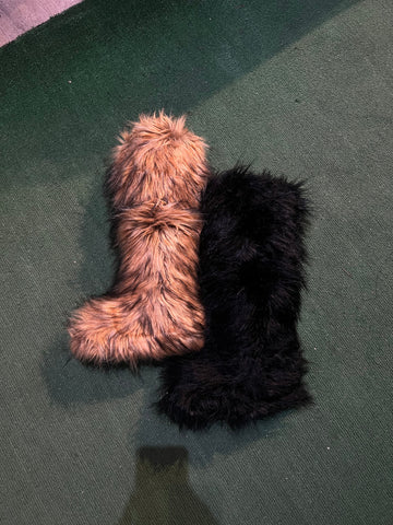 Thigh High Fur Boots