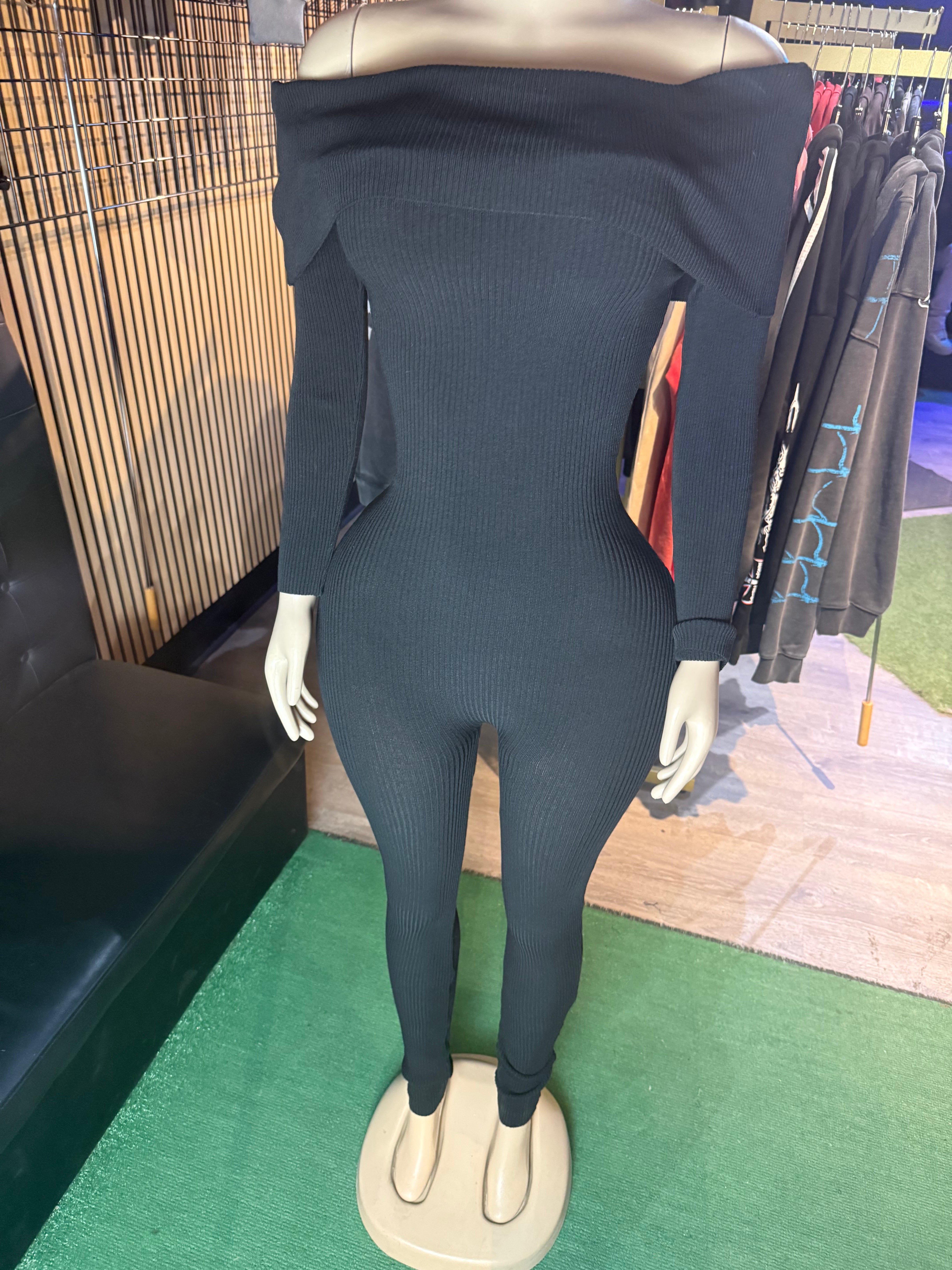 OFF THE SHOULDER JUMPSUIT