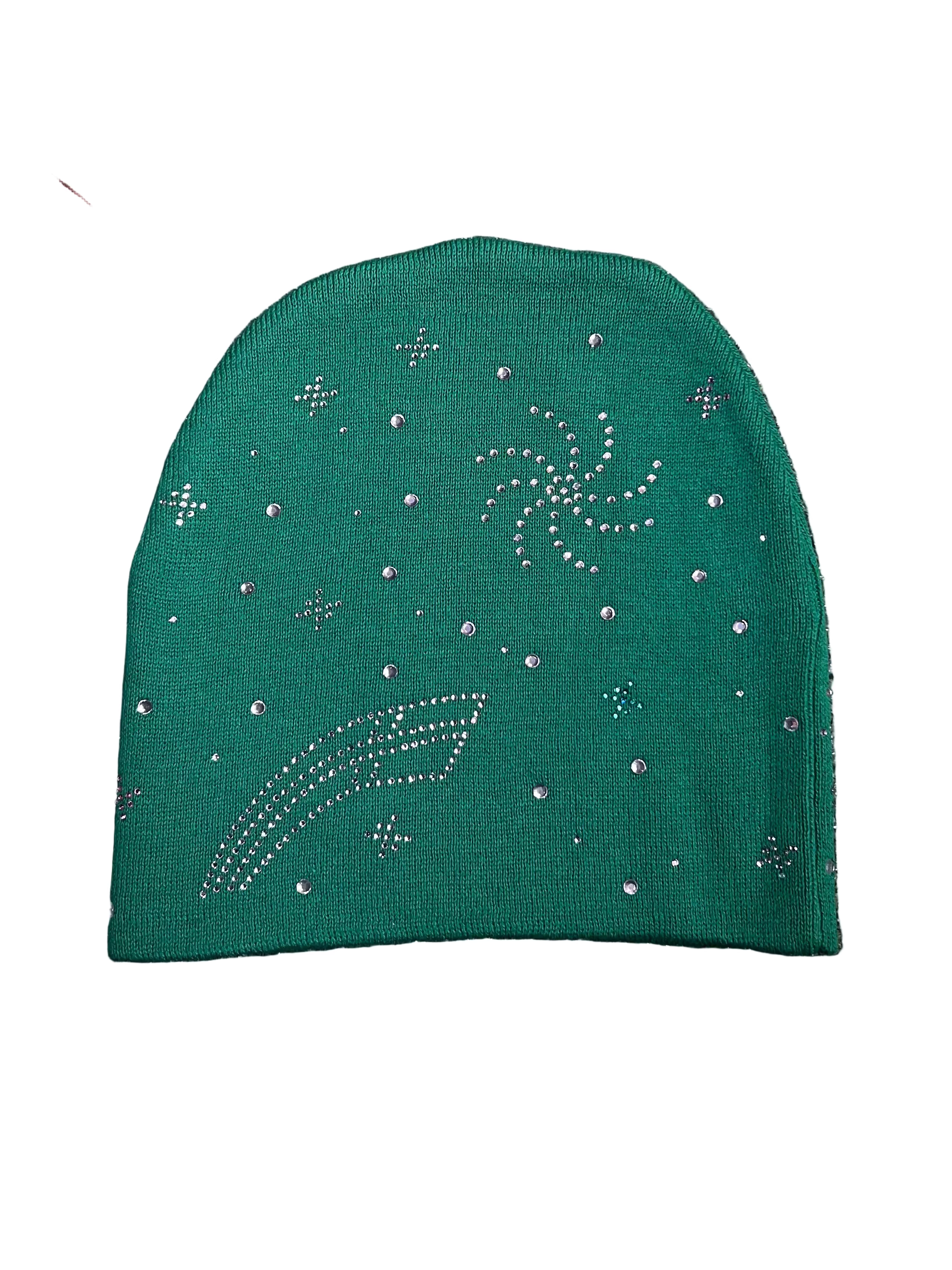 RVS: "GATTICA" Green Beanie