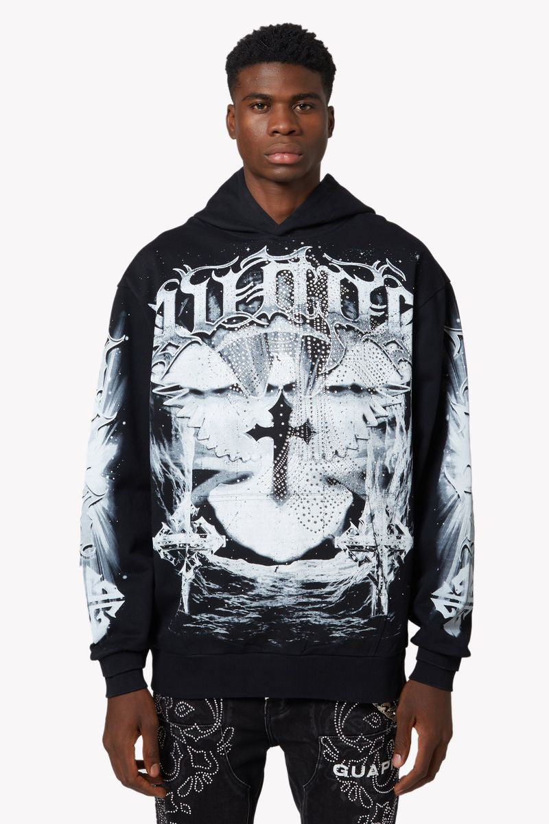 GUAPI : ( Black-Havens-Vault-Hoodies-V3 )