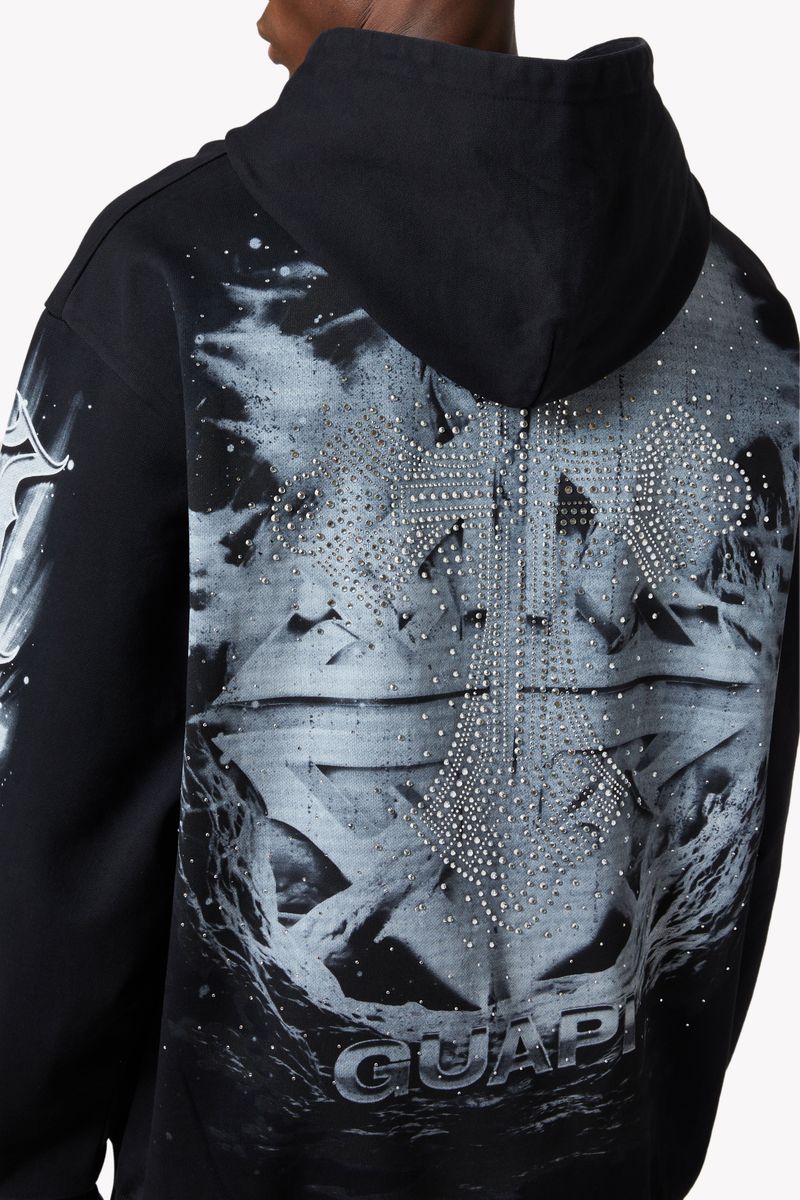 GUAPI : ( Black-Havens-Vault-Hoodies-V3 )