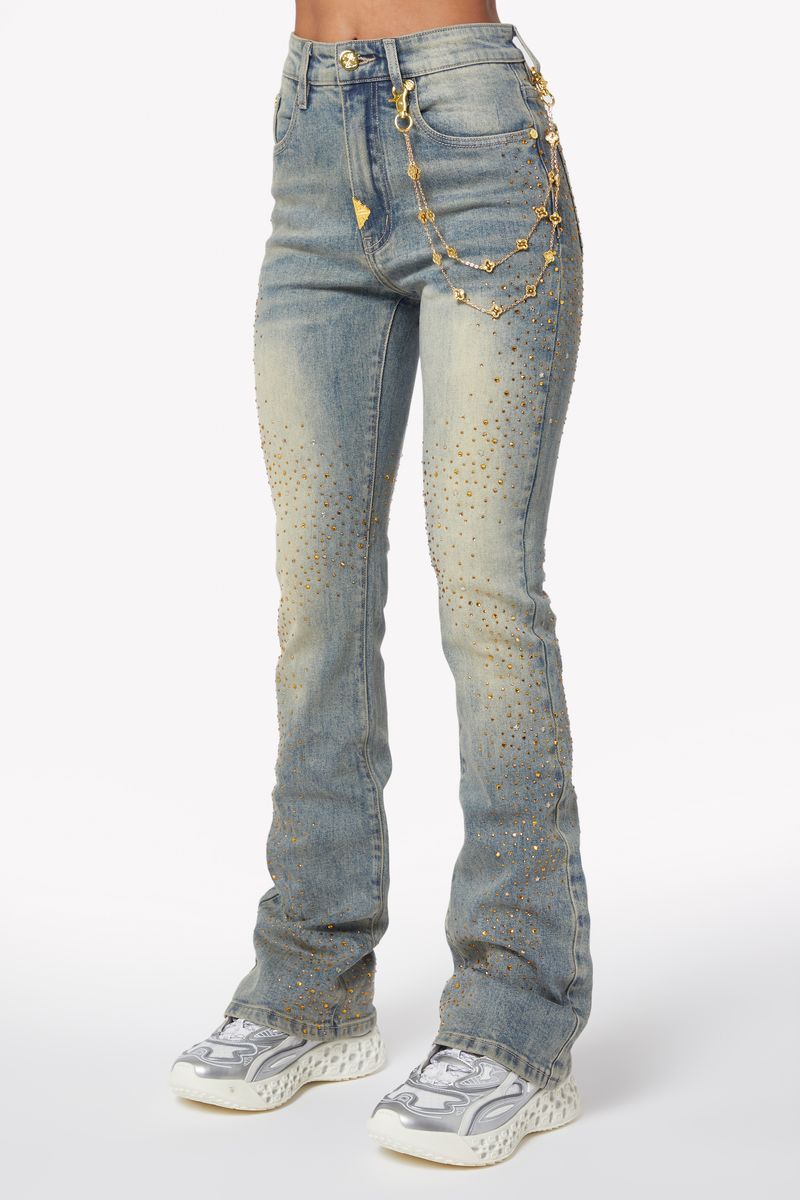 GUAPI : (Vintage-Gold-Dust-Denim)