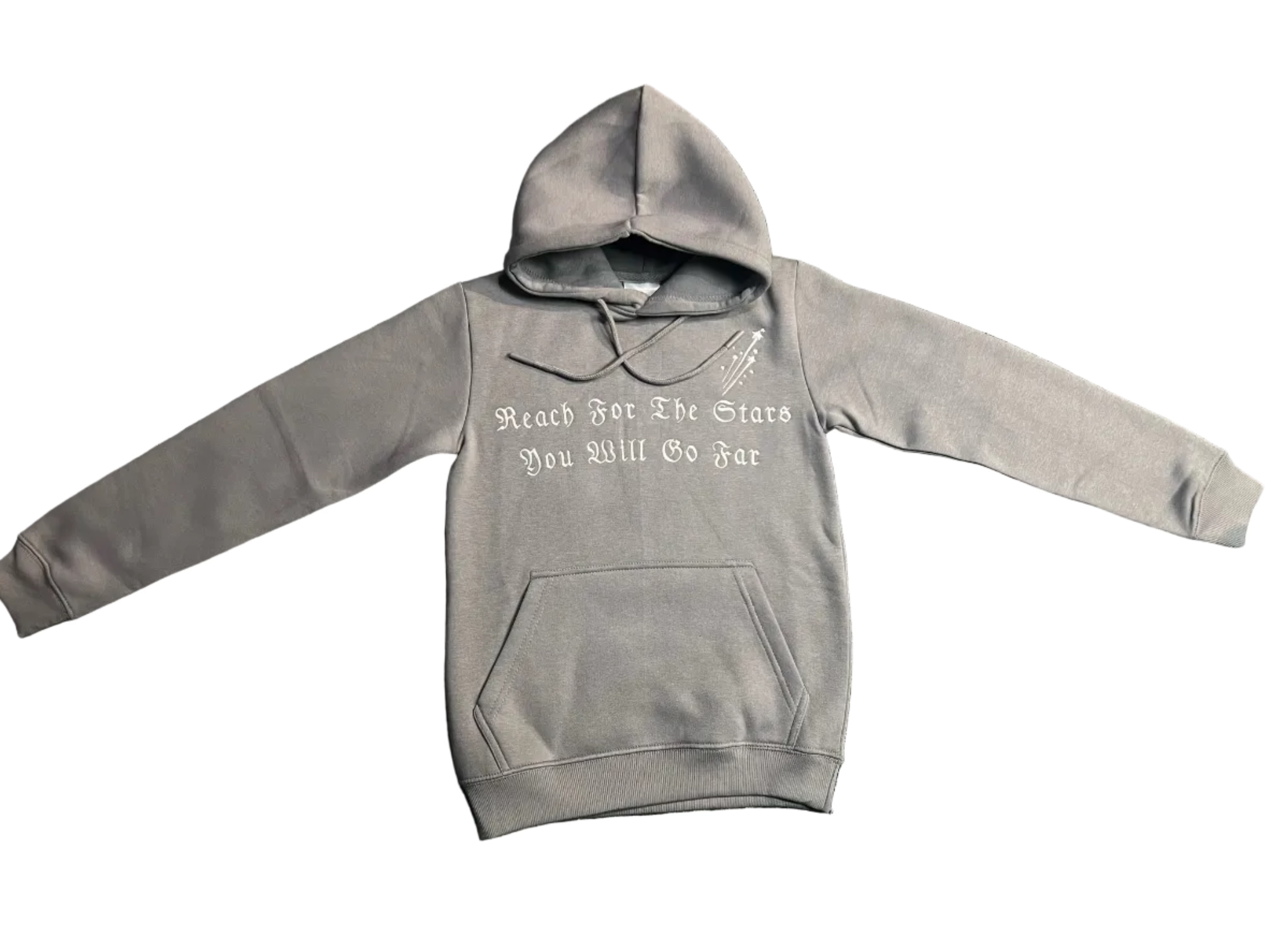 DSTAR: KID HOODIE STARS GREY STONE