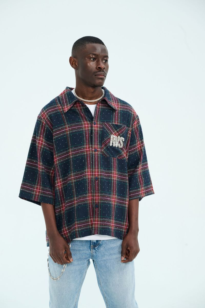 RVS ASTRAL: Lumiere Navy/Crimson Flannel