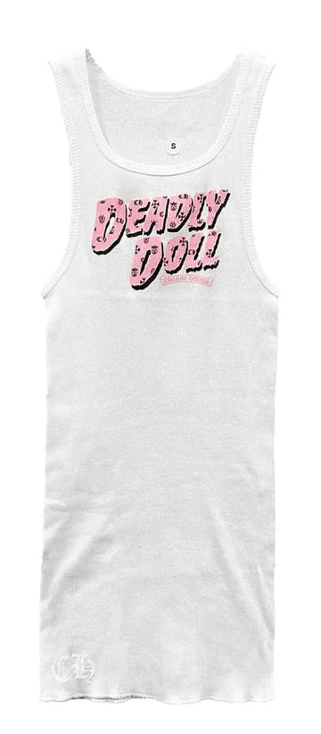 CHROME HEARTS: DEADLY DOLL : White Dress