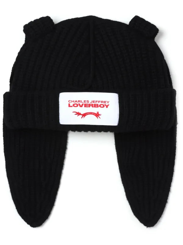 CHARLES JEFFERY: BLACK LOVER BOY BEANIE