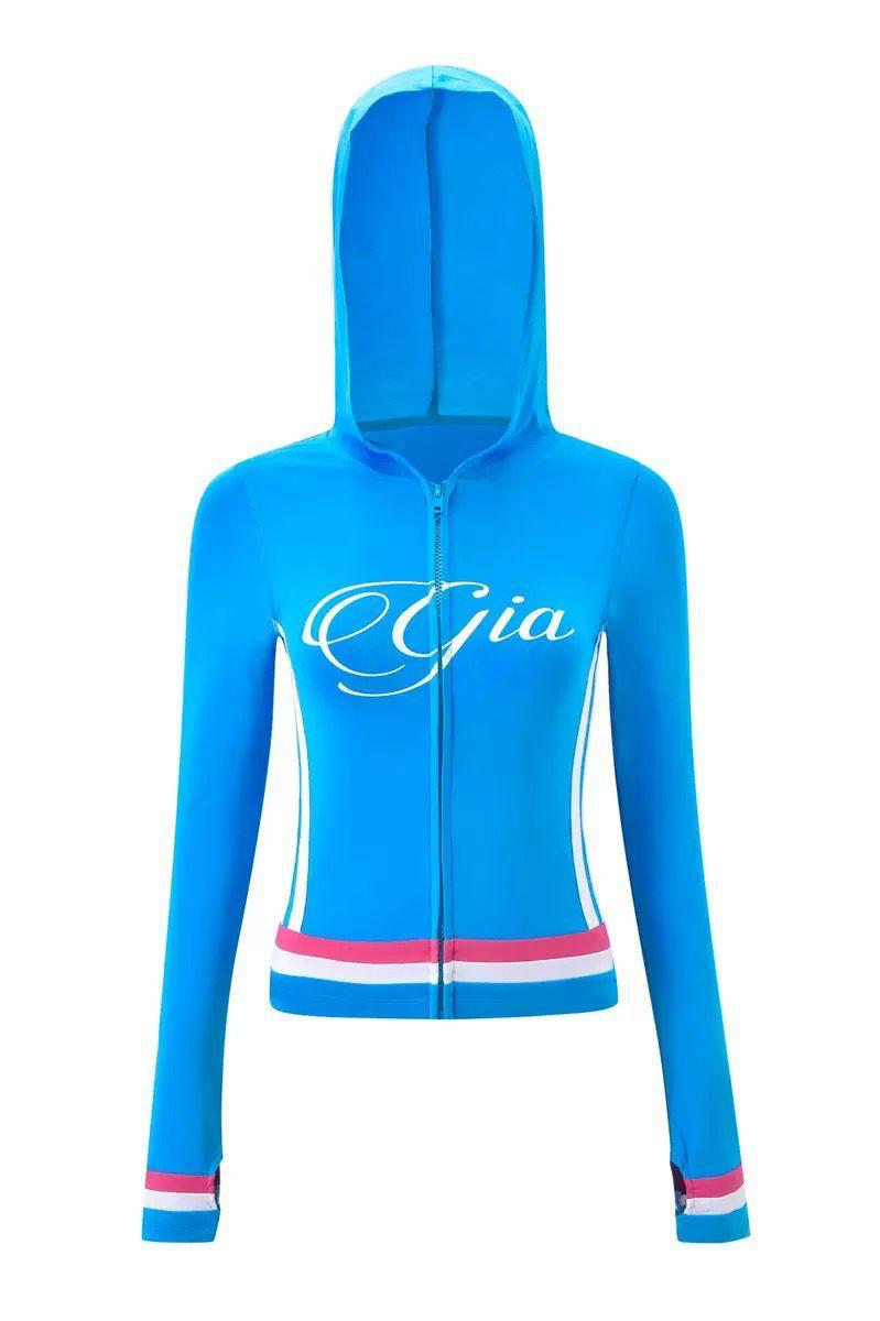 I AM GIA: BLARE STRIPPED SKY BLUE SET