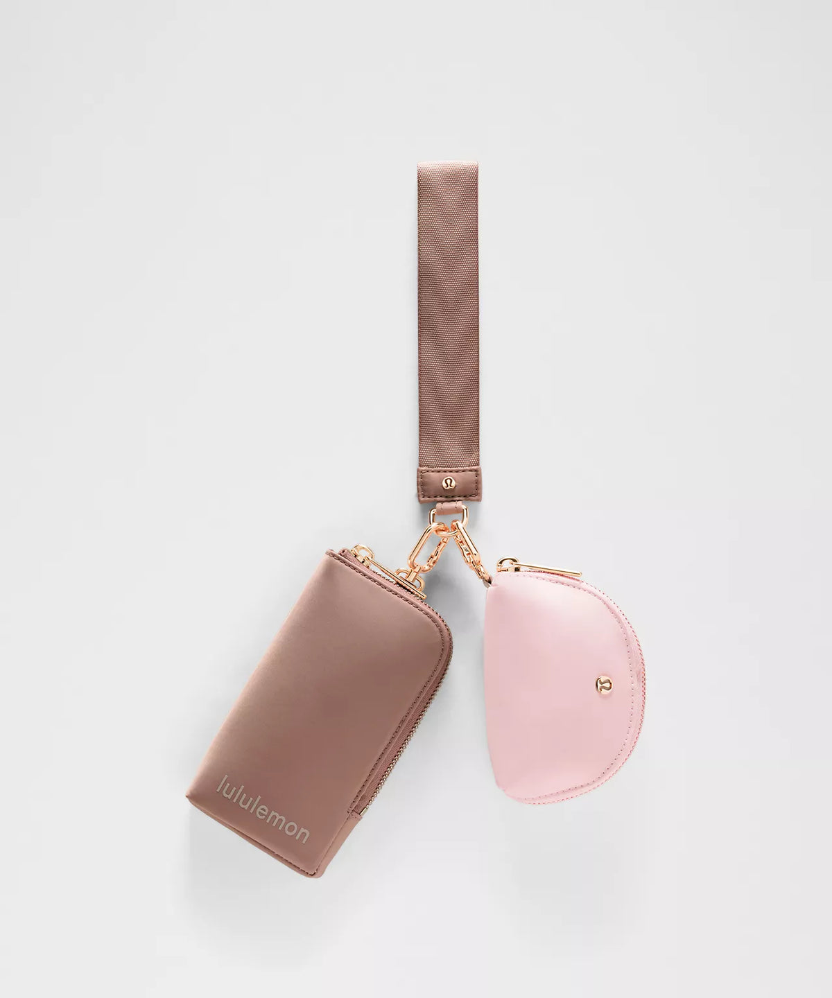 LULULEMON: Red Clay/Mink Berry Duo Pouch Wristlet