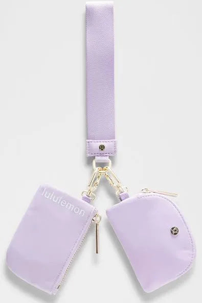LULULEMON: Lavender Frost Duo Pouch Wristlet