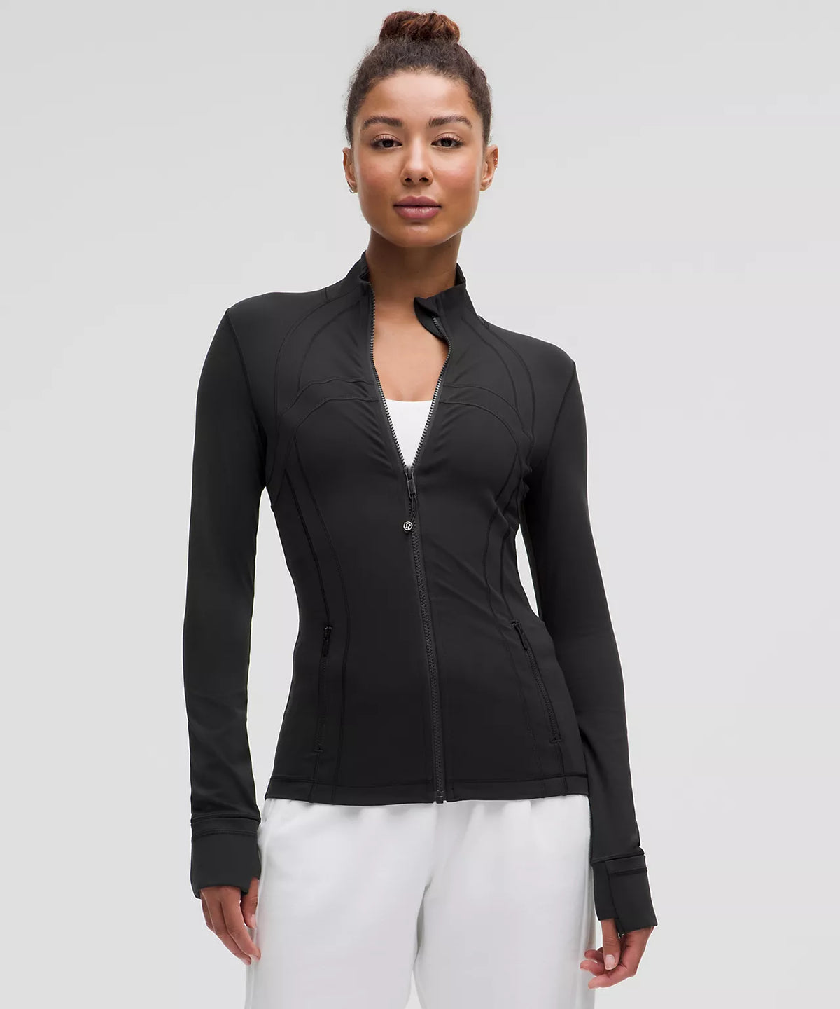 LULULEMON: FULL ZIP LEGGINGS SET BLACK