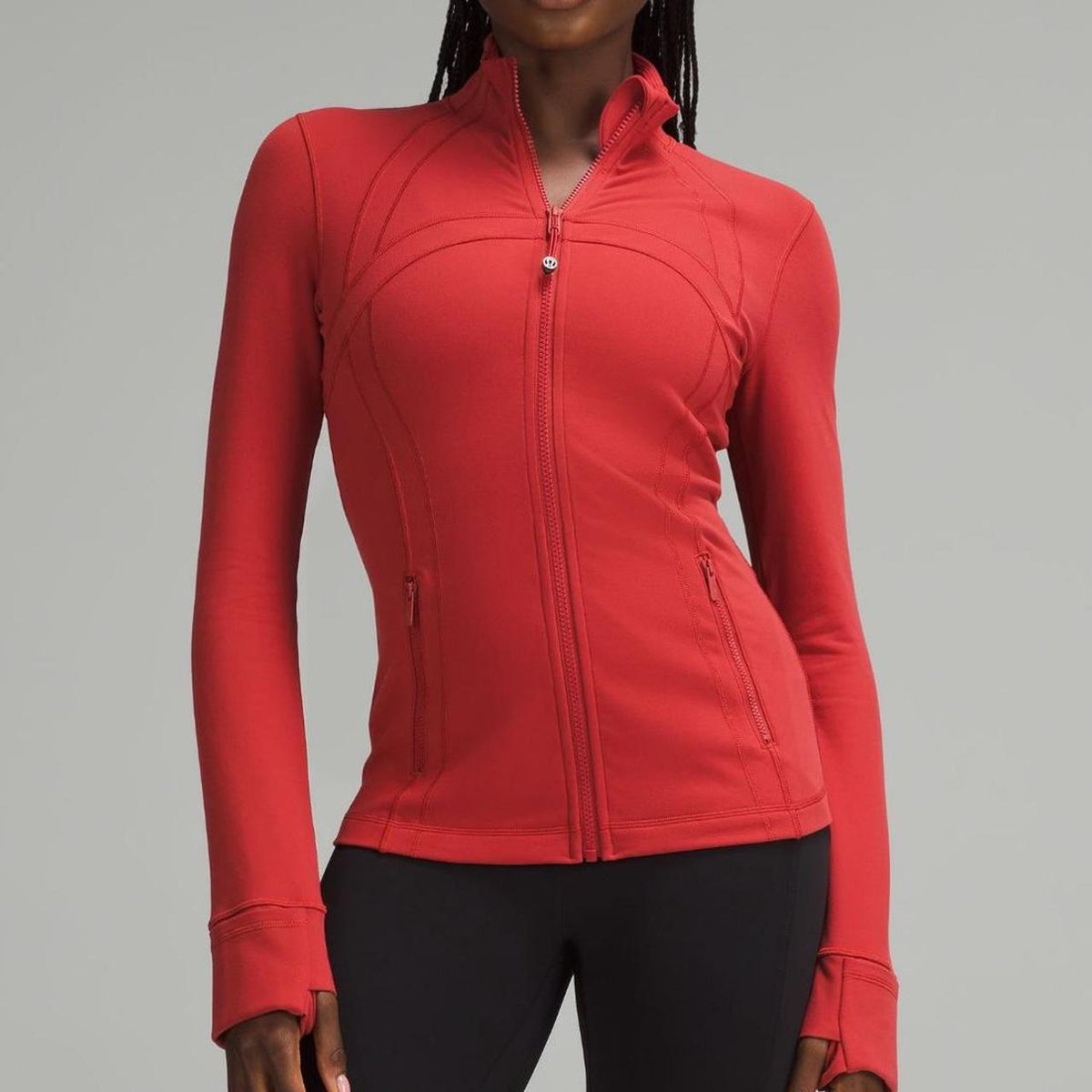 LULULEMON: FULL ZIP LEGGINGS SET RED