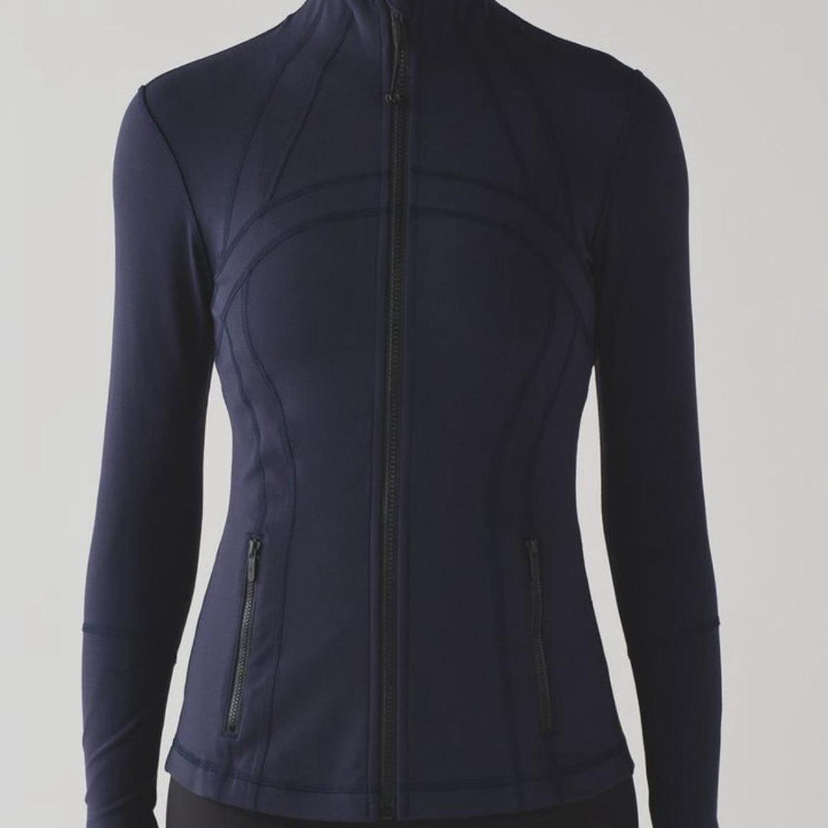 LULULEMON: FULL ZIP LEGGINGS SET NAVY BLUE