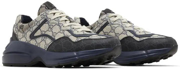 Gucci GG Rhyton 'Beige Blue Monogram'