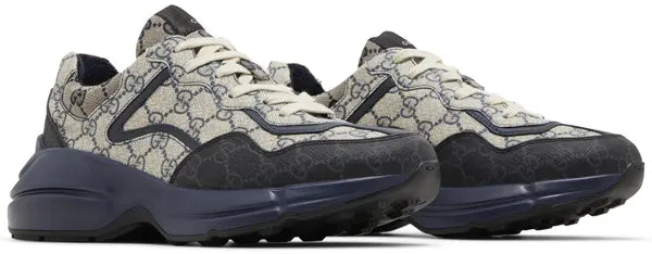 Gucci GG Rhyton 'Beige Blue Monogram'